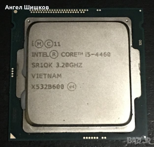 Intel Core i5-4460 SR1QK 3200MHz 3400MHz(turbo) L2=2MB L3=6MB 84Watt Socket 1150, снимка 1