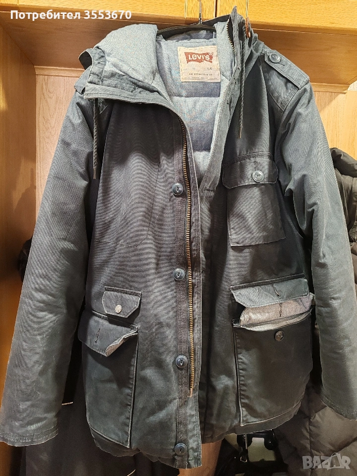 Тъмно-синьо яке LEVI'S, снимка 1