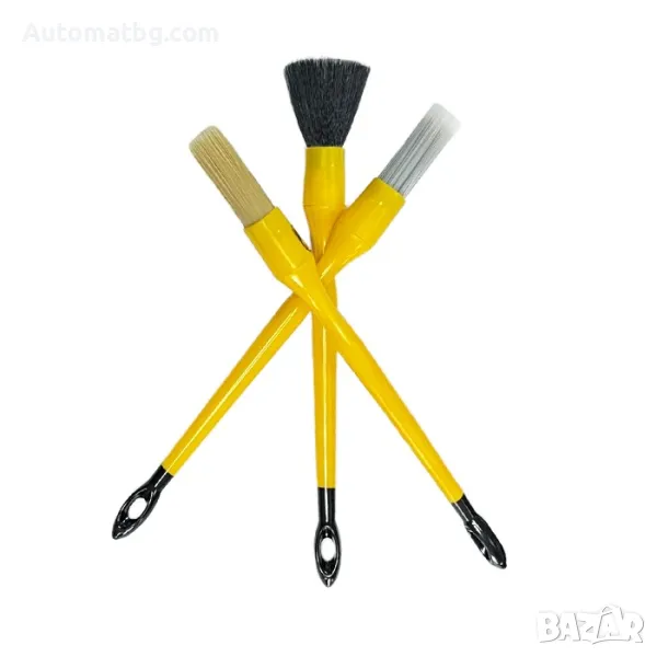 К-т четки Automat, За почистване на МПС и др. 3бр, снимка 1