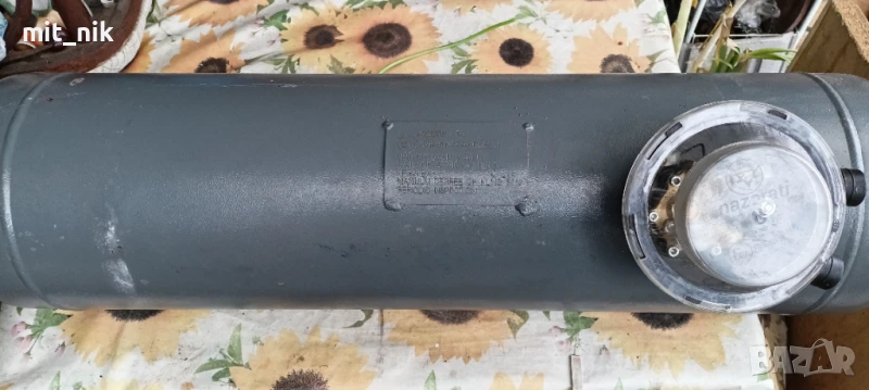 Газов инжекцион. Бутилката е 40 л. тип пура. Производство 2021 г., снимка 1