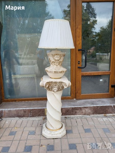 Красива барокова колона с лампа 095, снимка 1