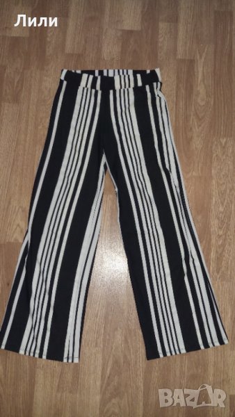 Дамски широки панталони с висока талия, снимка 1