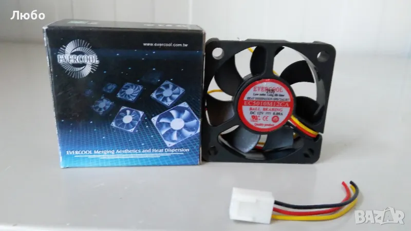 ВЕНТИЛАТОР EC5010M12CA, DC 12V=0.09W- EVERCOOL, снимка 1