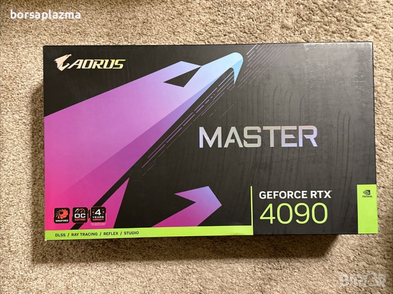 GIGABYTE Aorus GeForce RTX 4090 Master 24G, 24576 MB GDDR6X, снимка 1