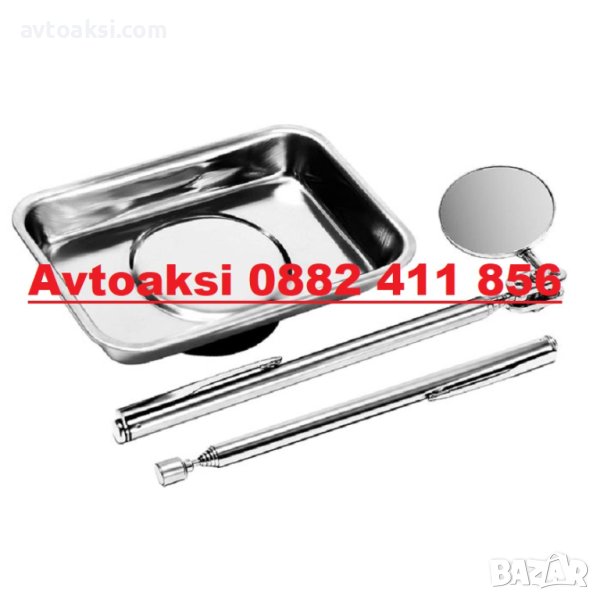 КОМПЛЕКТ МАГНИТНА ЧИНИЯ/МАГНИТ ТЕЛЕСКОПИЧЕН/ОГЛЕДАЛО, снимка 1