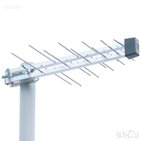 Външна ТВ антена за цифрова ефирна телевизия DVB-T/T2, 8dB, 8 метра кабел, снимка 1