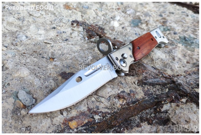 Сгъваем автоматичен нож щик АК 47 СССР, снимка 1