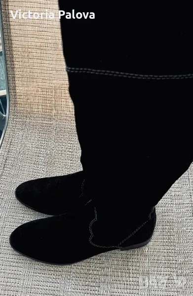 Красиви велурени ботуши  TAMARIS Германия, снимка 1