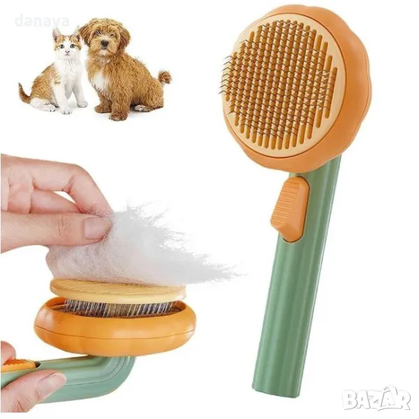 5359 Самопочистваща четка за ресане на домашни любимци, снимка 1