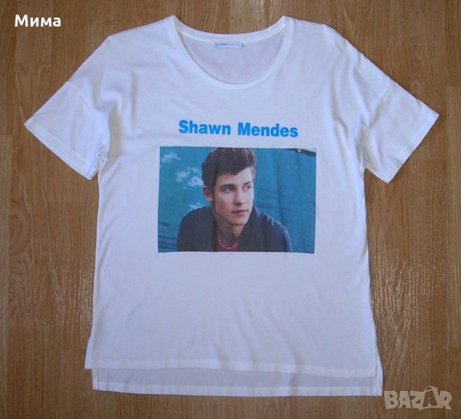 Бяла блуза Shawn Mendes, Шон Мендес, 12-14 г., 15 лв., снимка 1