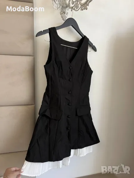 Черна дамска рокля, снимка 1