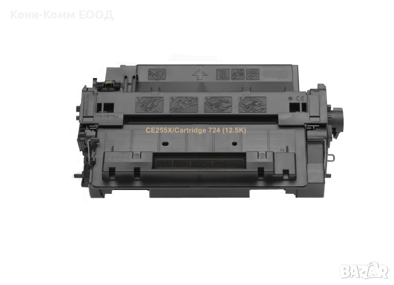 HP CE255X CRG-724 Тонер касета 12 500 копия 35.00лв, снимка 1