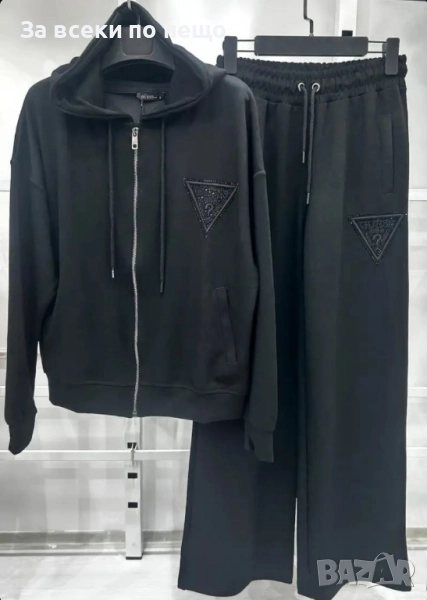 Guess Дамски Черен Спортен Комплект🔝Дамски Спортен Екип Гес Код S320, снимка 1