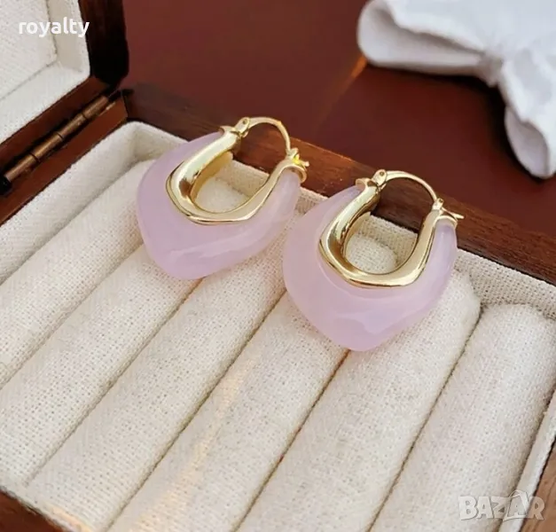 Елегантни обеци в Бохо стил от цинкови сплави и титанова стомана 🥥, снимка 1