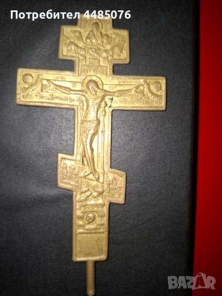 ЦАРСКА РУСИЯ СТАР АНТИЧЕН КРЪСТ ВЪЗРОЖДЕНСКИ , снимка 1