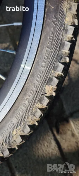 Комплект електрическа капла с гума външна и вътрешна за електрическо колело, снимка 1