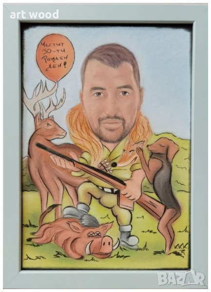 Портрет и карикатура/шарж по снимка, снимка 1