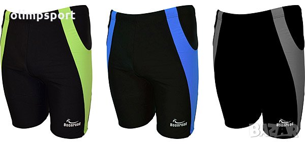 Мъжки бански тип бермуди, подходящи за спорт. Кройката и меката и еластична материя осигуряват комфо, снимка 1