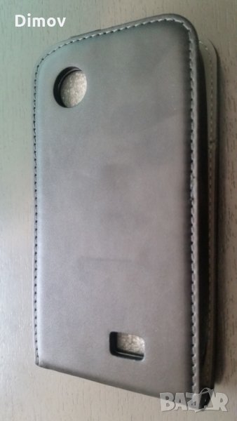 КОЖЕН КАЛЪФ изкуствена кожа  Sky Phone A369, снимка 1