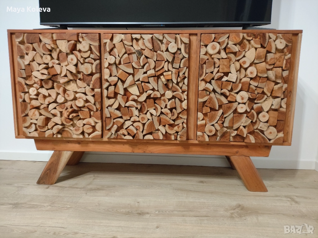 Шкаф с огледало акация, снимка 1