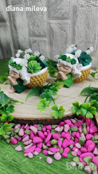 Ангелчета в зелен цвят!!, снимка 1