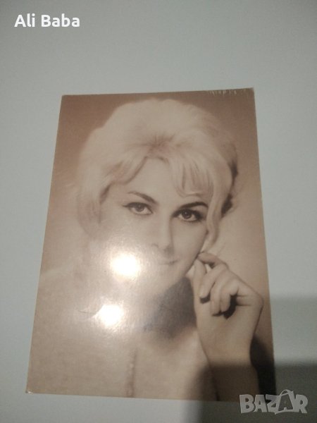 Картичка /снимка актрисата Гинка Станчева , снимка 1