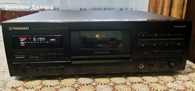 Триглав касетен дек Pioneer CT-S730s, снимка 1