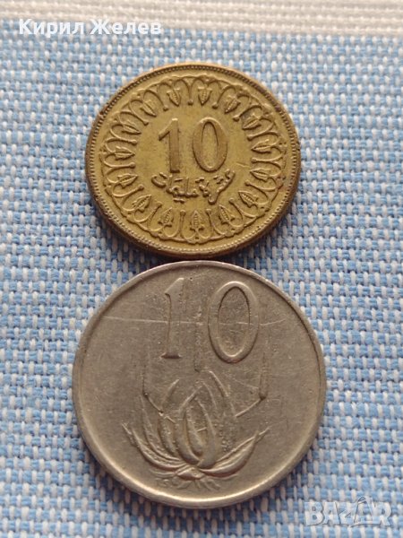 Две монети 10 ранд 1965г. Южна Африка/ Красива Арабска монета 41104 в ...