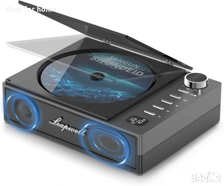 Leapwell Bluetooth Многофункционален CD плейър, снимка 1
