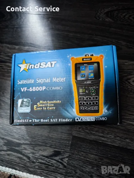 FindSat VF-6800P.Уред за измерване сателитен,цифров,аналогов сигнал и камери, снимка 1