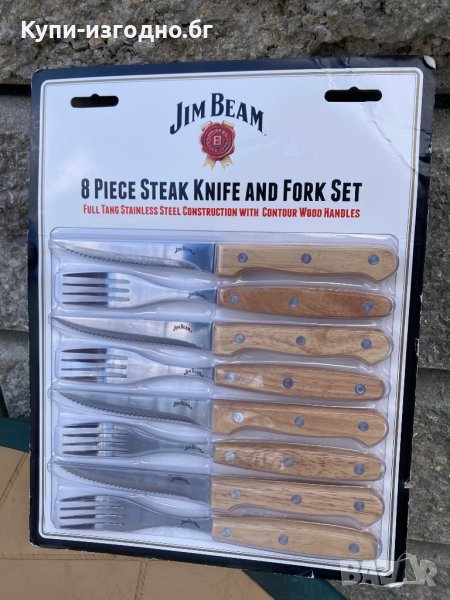 Комплект ножове за месо Jim Beam, снимка 1