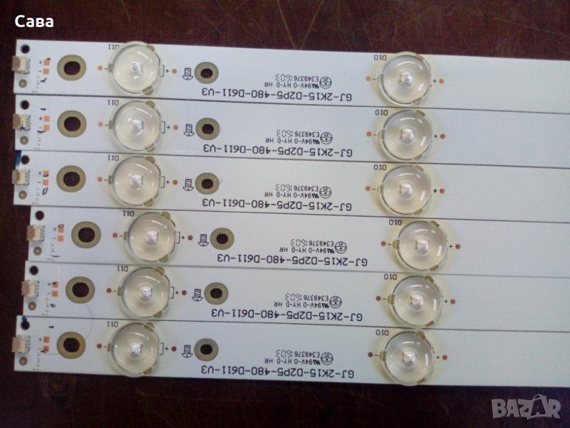 подсветка от TV PHILIPS gj-2k15-d2p5-480-d611-v3, снимка 1