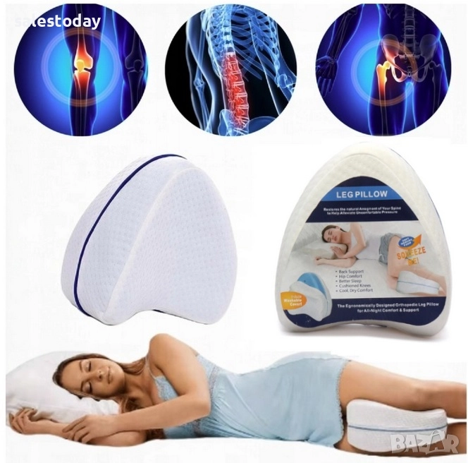 Ортопедичната възглавница за сън, мемори пяна, снимка 1