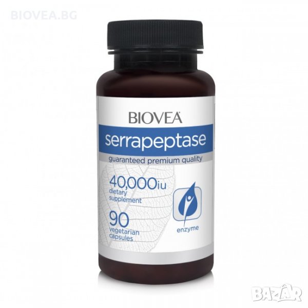 Хранителна добавка Biovea SERRAPEPTASE 90 Capsules, снимка 1