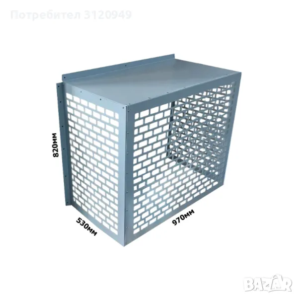 Изработка на предпазни решетки за климатици по индивидуални размери!, снимка 1