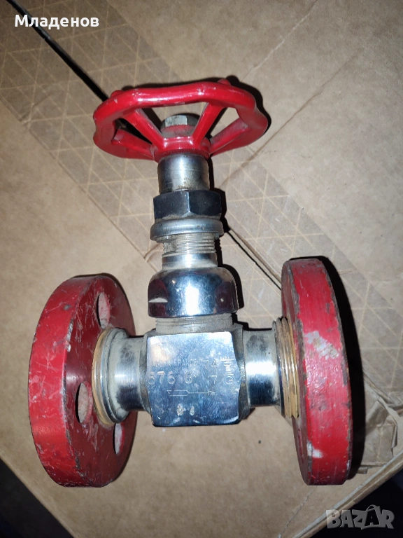 Вентил спирателен иглен неръждаем GACHOT Dn 6 /Pn 200 bar, снимка 1