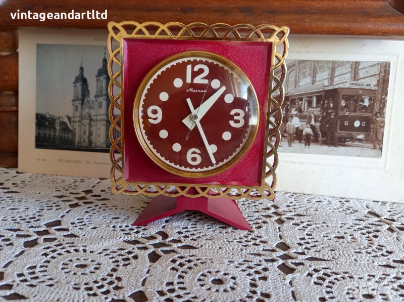 Колекционерски часовник Молния, каминен, работи отлично, снимка 1