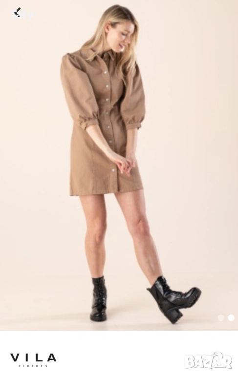 Дънкова рокля размер 42, снимка 1