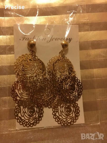 Обеци златни, снимка 1