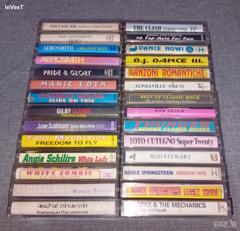Аудио касети с рок музика, снимка 1