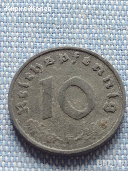Монета 10 райхсфенинг 1940г. Германия Трети Райх с СХВАСТИКА за КОЛЕКЦИЯ 31579, снимка 1