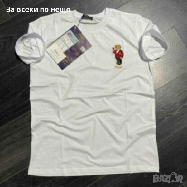 Polo Ralph Lauren Мъжка Бяла Тениска👕Мъжка Блуза С Къс Ръкав В Бял Цвят Код I_6, снимка 1