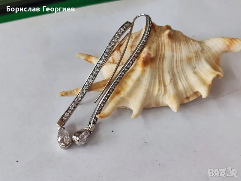 Сребърни обеци 925 oxette, снимка 1
