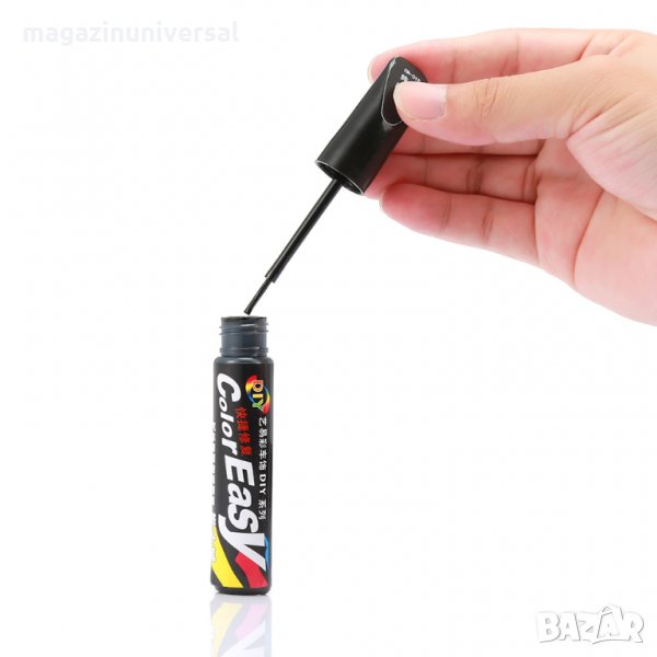 Маркер, писалка за премахване на драскотини и пукнатини за автомобил, боя за кола, лак, черен, сив, снимка 1