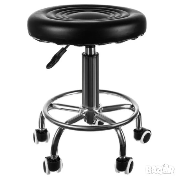 Козметична табуретка с колелца / Работна табуретка, снимка 1