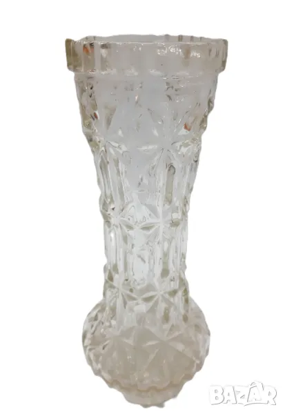 Стара кристална стъклена ваза (2.2), снимка 1