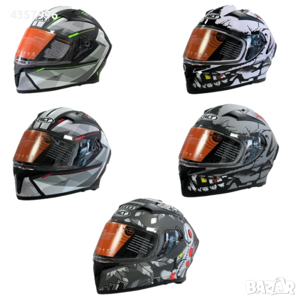 Каска за мотор 108, S, M, L, XL - Различни цветове , снимка 1