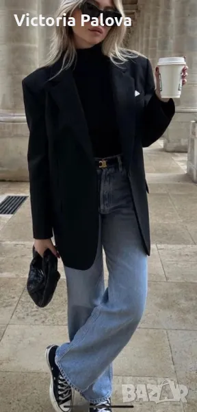 Удължено стилно сако H&M premium, снимка 1