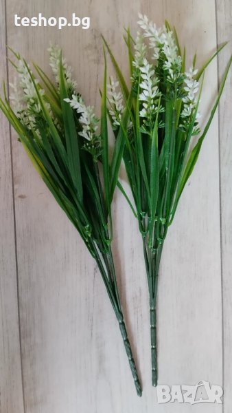 Лавандула изкуствени цветя 16 броя/мушката 2 броя, снимка 1