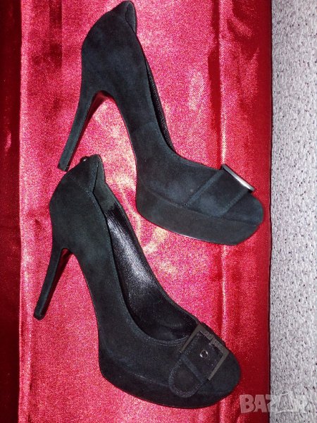 Guess-Обувки от естествен велур № 38, стелка 24 см., снимка 1